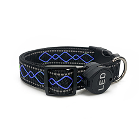 Blue LED Dog Collar (Small)